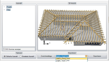 Esportazione del modello 3D come HTML 3D e PDF 3D